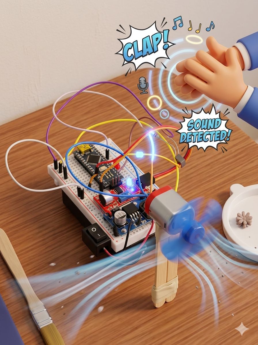 hand claping fan